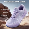 image:imageOrthoComfoot Womens Orthopedic Wide Plantar Fasciitis Trail Shoes Comfortable Diabetic Arch Support Orthotic Flat Feet Running Sneakers Casual Non Slip Hiking Shoes for Foot Heel and Pain ReliefK3purple