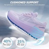 image:imageOrthoComfoot Womens Orthopedic Wide Plantar Fasciitis Trail Shoes Comfortable Diabetic Arch Support Orthotic Flat Feet Running Sneakers Casual Non Slip Hiking Shoes for Foot Heel and Pain ReliefK3purple