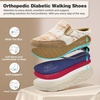 image:imageWomens Orthopedic Diabetic Wide Slippers Comfortable Arch Support Plantar Fasciitis House Slip On Loafers Casual Flat Feet Winter Warm Walking Shoes for Foot and Heel Pain ReliefK2brownBeige