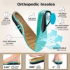 image:imageWomens Orthopedic Diabetic Wide Slippers Comfortable Arch Support Plantar Fasciitis House Slip On Loafers Casual Flat Feet Winter Warm Walking Shoes for Foot and Heel Pain ReliefK2brownBeige