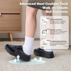 image:imageWomens Orthopedic Diabetic Wide Slippers Comfortable Arch Support Plantar Fasciitis House Slip On Loafers Casual Flat Feet Winter Warm Walking Shoes for Foot and Heel Pain ReliefK1navyBrown