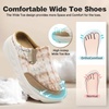 image:imageWomens Orthopedic Diabetic Wide Slippers Comfortable Arch Support Plantar Fasciitis House Slip On Loafers Casual Flat Feet Winter Warm Walking Shoes for Foot and Heel Pain ReliefK2brownBeige