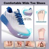 image:imageWomens Orthopedic Diabetic Wide Toe Box Running Shoes Comfortable Arch Support Plantar Fasciitis Orthotic Athletic Sneakers Casual Work Tennis Walking Shoes for Swollen Feet Hee amp Foot Pain ReliefK2white
