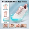 image:imageWomens Orthopedic Diabetic Wide Toe Box Running Shoes Comfortable Arch Support Plantar Fasciitis Orthotic Athletic Sneakers Casual Work Tennis Walking Shoes for Swollen Feet Hee amp Foot Pain ReliefK2pink White