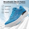 image:imageWomens Orthopedic Diabetic Wide Toe Box Running Shoes Comfortable Arch Support Plantar Fasciitis Orthotic Sport Sneakers Supportive Hammer Toes Casual Walking Shoes for Foot Heel and Pain ReliefK3light Blue