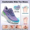 image:imageWomens Orthopedic Diabetic Wide Toe Box Running Shoes Comfortable Arch Support Plantar Fasciitis Orthotic Sport Sneakers Supportive Hammer Toes Casual Walking Shoes for Foot Heel and Pain ReliefK2purple