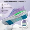 image:imageWomens Orthopedic Diabetic Wide Toe Box Running Shoes Comfortable Arch Support Plantar Fasciitis Orthotic Sport Sneakers Supportive Hammer Toes Casual Walking Shoes for Foot Heel and Pain ReliefK2purple