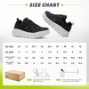 image:imageWomens Orthopedic Diabetic Wide Toe Box Walking Shoes Comfortable Arch Support Plantar Fasciitis Orthotic Swollen Sneakers Casual Flat Feet Tennis Walking Shoes for Foot Heel and Pain ReliefK1black