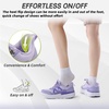 image:imageWomens Orthopedic Diabetic Wide Walking Shoes Comfortable Arch Support Plantar Fasciitis Orthotic Slip OnOff Sport Running Sneakers Casual Flat Feet Swollen Athletic Shoes for Foot Heel and PainK2purple