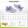 image:imageWomens Orthopedic Diabetic Wide Walking Shoes Comfortable Arch Support Plantar Fasciitis Orthotic Slip OnOff Sport Running Sneakers Casual Flat Feet Swollen Athletic Shoes for Foot Heel and PainK2purple