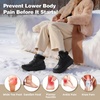 image:imageWomens Orthopedic Diabetic Winter Boots Wide Toe Box Comfortable Arch Support Plantar Fasciitis Leather Oxfords Shoes Casual Warm Walking Snow Ankle Mid Boots for Neuropathy and Heel Pain ReliefK1black