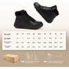 image:imageWomens Orthopedic Diabetic Winter Boots Wide Toe Box Comfortable Arch Support Plantar Fasciitis Leather Oxfords Shoes Casual Warm Walking Snow Ankle Mid Boots for Neuropathy and Heel Pain ReliefK1black