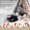 image:imageWomens Orthopedic Leather Winter Ankle Boots Comfortable Wide Tox Box Warm Diabetic Arch Support Plantar Fasciitis Dress Oxfords Orthotic Casual Hook and Loop Walking Shoes for Foot and Heel PainK1black