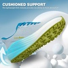 image:imageWomens Orthopedic Plantar Fasciitis Shoes Comfortable Wide Arch Support Diabetic Orthotic Flat Feet Trail Running Athletic Hiking Sneakers Casual Sports Trekking Walking Shoes for Foot Heel PainK2light Blue