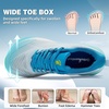 image:imageWomens Orthopedic Plantar Fasciitis Shoes Comfortable Wide Arch Support Diabetic Orthotic Flat Feet Trail Running Athletic Hiking Sneakers Casual Sports Trekking Walking Shoes for Foot Heel PainK2light Blue