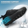 image:imageWomens Orthopedic Plantar Fasciitis Shoes Comfortable Wide Arch Support Diabetic Orthotic Flat Feet Trail Running Athletic Hiking Sneakers Casual Sports Trekking Walking Shoes for Foot Heel PainK1black