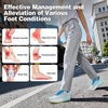image:imageWomens Orthopedic Plantar Fasciitis Shoes Comfortable Wide Arch Support Diabetic Orthotic Flat Feet Trail Running Athletic Hiking Sneakers Casual Sports Trekking Walking Shoes for Foot Heel PainK2light Blue