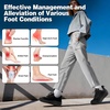 image:imageWomens Orthopedic Plantar Fasciitis Shoes Comfortable Wide Arch Support Diabetic Orthotic Flat Feet Trail Running Athletic Hiking Sneakers Casual Sports Trekking Walking Shoes for Foot Heel PainK1black