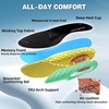 image:imageWomens Orthopedic Plantar Fasciitis Shoes Comfortable Wide Arch Support Diabetic Orthotic Flat Feet Trail Running Athletic Hiking Sneakers Casual Sports Trekking Walking Shoes for Foot Heel PainK1black