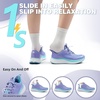 image:imageWomens Orthopedic Road Running Shoes Comfortable Arch Support Plantar Fasciitis Flat Feet Orthotic Athletic Fashion Sneakers Casual Trekking Sport Walking Shoes for Foot Heel and Pain ReliefW2purple