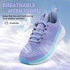 image:imageWomens Orthopedic Road Running Shoes Comfortable Arch Support Plantar Fasciitis Flat Feet Orthotic Athletic Fashion Sneakers Casual Trekking Sport Walking Shoes for Foot Heel and Pain ReliefW2purple
