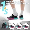 image:imageWomens Orthopedic Road Running Shoes Comfortable Arch Support Plantar Fasciitis Flat Feet Orthotic Athletic Fashion Sneakers Casual Trekking Sport Walking Shoes for Foot Heel and Pain ReliefW1black