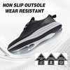 image:imageWomens Orthopedic Road Running Shoes Comfortable Arch Support Plantar Fasciitis Flat Feet Orthotic Athletic Sneakers Casual Tennis Outdoor Walking Exercise Shoes for Foot Heel and Pain ReliefW1black