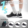 image:imageWomens Orthopedic Road Running Shoes Comfortable Arch Support Plantar Fasciitis Flat Feet Orthotic Athletic Sneakers Casual Tennis Outdoor Walking Exercise Shoes for Foot Heel and Pain ReliefW1black