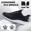 image:imageWomens Orthopedic Road Running Shoes Comfortable Arch Support Plantar Fasciitis Flat Feet Orthotic Athletic Sneakers Casual Tennis Outdoor Walking Exercise Shoes for Foot Heel and Pain ReliefW1black