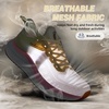 image:imageWomens Orthopedic Road Running Shoes Comfortable Arch Support Plantar Fasciitis Flat Feet Orthotic Sport Sneakers Casual Breathable Outdoor Walking Tennis Shoes for Foot Heel and Pain ReliefW2beige