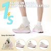 image:imageWomens Orthopedic Road Running Shoes Comfortable Arch Support Plantar Fasciitis Flat Feet Orthotic Sport Sneakers Casual Breathable Outdoor Walking Tennis Shoes for Foot Heel and Pain ReliefW2beige