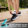 image:imageWomens Orthopedic Road Running Shoes Comfortable Arch Support Plantar Fasciitis Flat Feet Orthotic Sport Sneakers Casual Breathable Outdoor Walking Tennis Shoes for Foot Heel and Pain ReliefW1black