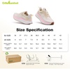 image:imageWomens Orthopedic Road Running Shoes Comfortable Arch Support Plantar Fasciitis Flat Feet Orthotic Sport Sneakers Casual Breathable Outdoor Walking Tennis Shoes for Foot Heel and Pain ReliefW2beige