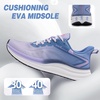 image:imageWomens Orthopedic Road Running Shoes Comfortable Arch Support Plantar Fasciitis Flat Feet Orthotic Sport Sneakers Casual Breathable Outdoor Walking Tennis Shoes for Foot Heel and Pain ReliefW2purple