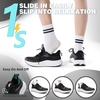 image:imageWomens Orthopedic Road Running Shoes Comfortable Arch Support Plantar Fasciitis Flat Feet Orthotic Sport Sneakers Casual Breathable Outdoor Walking Tennis Shoes for Foot Heel and Pain ReliefW1black