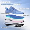 image:imageWomens Orthopedic Road Running Shoes Comfortable Arch Support Plantar Fasciitis Flat Feet Orthotic Sports Sneakers Casual Cushion Tennis Walking Shoes for Foot and Heel Pain ReliefW1blue Purple