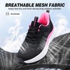 image:imageWomens Orthopedic Road Running Shoes Comfortable Arch Support Plantar Fasciitis Orthotic Sports Sneakers Supportive Casual Outdoor Work Tennis Walking Shoes for Foot Heel and Pain ReliefW1black