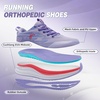 image:imageWomens Orthopedic Road Running Shoes Comfortable Arch Support Plantar Fasciitis Orthotic Sports Sneakers Supportive Casual Outdoor Work Tennis Walking Shoes for Foot Heel and Pain ReliefW2purple