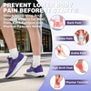 image:imageWomens Orthopedic Road Running Shoes Comfortable Arch Support Plantar Fasciitis Orthotic Sports Sneakers Supportive Casual Outdoor Work Tennis Walking Shoes for Foot Heel and Pain ReliefW2dark Purple