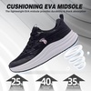 image:imageWomens Orthopedic Road Running Shoes Comfortable Arch Support Plantar Fasciitis Orthotic Sports Sneakers Supportive Casual Outdoor Work Tennis Walking Shoes for Foot Heel and Pain ReliefW1black Pink