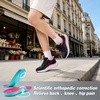 image:imageWomens Orthopedic Road Running Shoes Comfortable Arch Support Plantar Fasciitis Orthotic Sports Sneakers Supportive Casual Outdoor Work Tennis Walking Shoes for Foot Heel and Pain ReliefW1black
