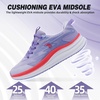 image:imageWomens Orthopedic Road Running Shoes Comfortable Arch Support Plantar Fasciitis Orthotic Sports Sneakers Supportive Casual Outdoor Work Tennis Walking Shoes for Foot Heel and Pain ReliefW2purple