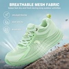 image:imageWomens Orthopedic Trail Running Shoes Comfortable Arch Support Plantar Fasciitis Orthotic Athletic Sneakers Casual Flat Feet Sports Workout Walking Hiking Shoes for Foot Heel and Pain ReliefW3light Green