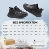 image:imageWomens Orthopedic Trail Running Shoes Comfortable Arch Support Plantar Fasciitis Orthotic Athletic Sneakers Casual Flat Feet Sports Workout Walking Hiking Shoes for Foot Heel and Pain ReliefW1black