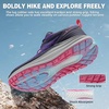 image:imageWomens Orthopedic Trail Running Shoes Comfortable Arch Support Plantar Fasciitis Orthotic Athletic Sneakers Casual Flat Feet Sports Workout Walking Hiking Shoes for Foot Heel and Pain ReliefW2purple