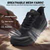 image:imageWomens Orthopedic Wide Plantar Fasciitis Shoes Comfortable Arch Support Diabetic Orthotic Flat Feet Trail Running Athletic Hiking Sneakers Casual Sports Trekking Walking Shoes for Foot Heel PainK1black