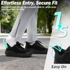 image:imageWomens Orthopedic Wide Plantar Fasciitis Shoes Comfortable Arch Support Diabetic Orthotic Flat Feet Trail Running Athletic Hiking Sneakers Casual Sports Trekking Walking Shoes for Foot Heel PainK1black
