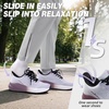 image:imageWomens Orthopedic Wide Plantar Fasciitis Shoes Comfortable Arch Support Diabetic Orthotic Flat Feet Trail Running Athletic Hiking Sneakers Casual Sports Trekking Walking Shoes for Foot Heel PainK2purple