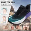 image:imageWomens Orthopedic Wide Plantar Fasciitis Shoes Comfortable Arch Support Diabetic Orthotic Flat Feet Trail Running Athletic Hiking Sneakers Casual Sports Trekking Walking Shoes for Foot Heel PainK1black1