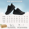 image:imageWomens Orthopedic Wide Plantar Fasciitis Shoes Comfortable Arch Support Diabetic Orthotic Flat Feet Trail Running Athletic Hiking Sneakers Casual Sports Trekking Walking Shoes for Foot Heel PainK1black